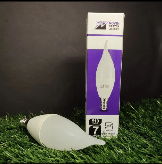 لامپ ال ای دی شمعی اشکی ۷وات