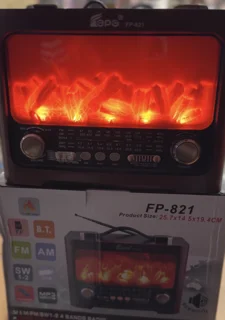 اسپیکر طرح رادیو(بلوتوث) شومینه دار FP-821